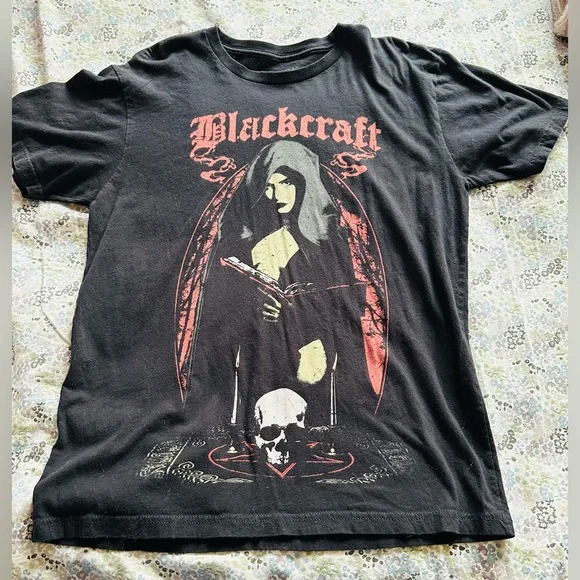 Blackcraft Gothic Graphic T-Shirt - Picture 1 of 3